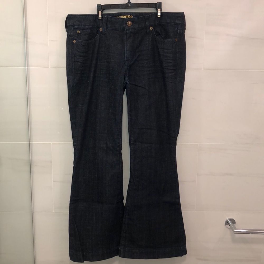 Express - Eva Fit & Flare - 10 Short VINTAGE Jeans